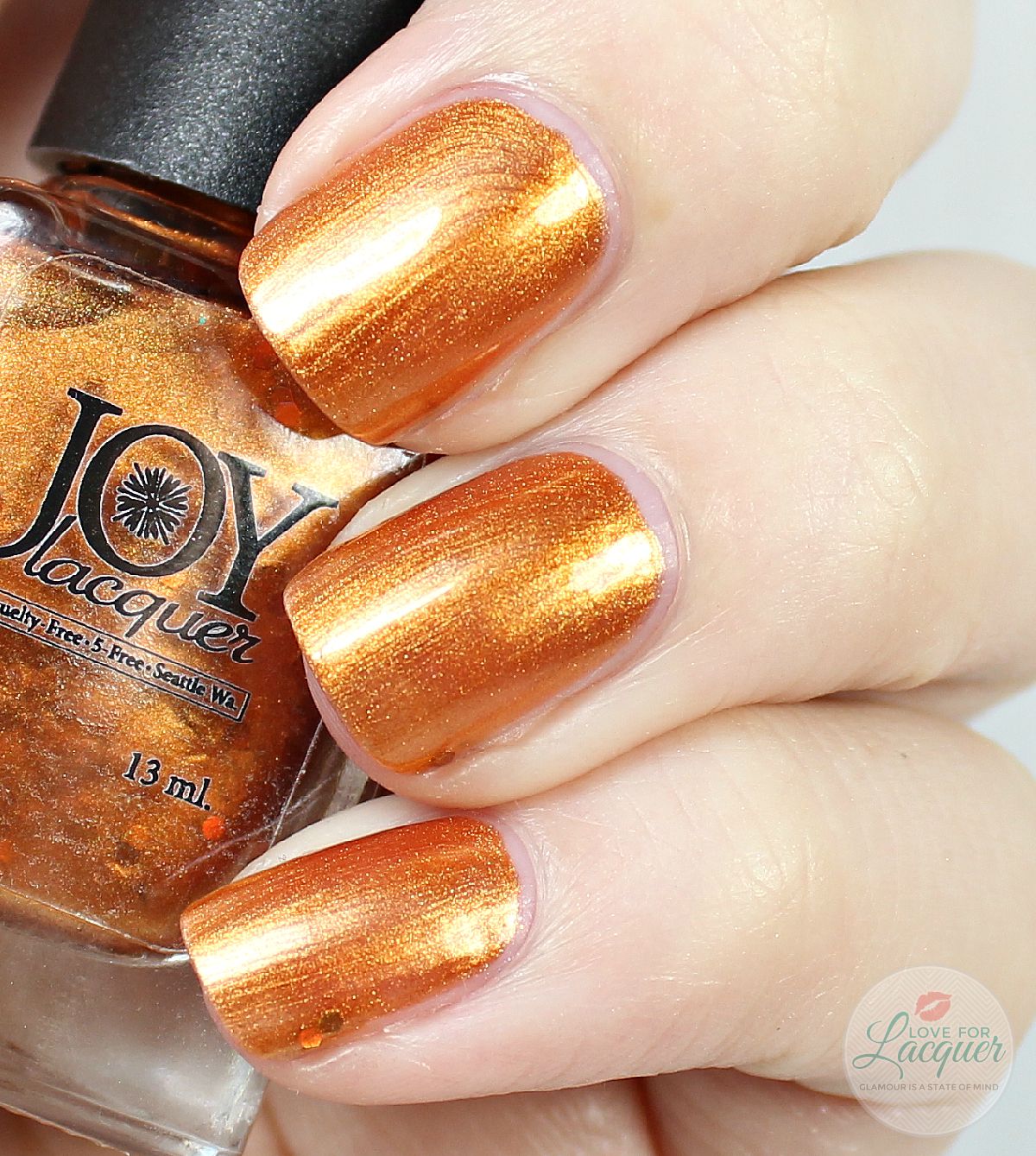 Joy Lacquer Flaming Pumpkin Head