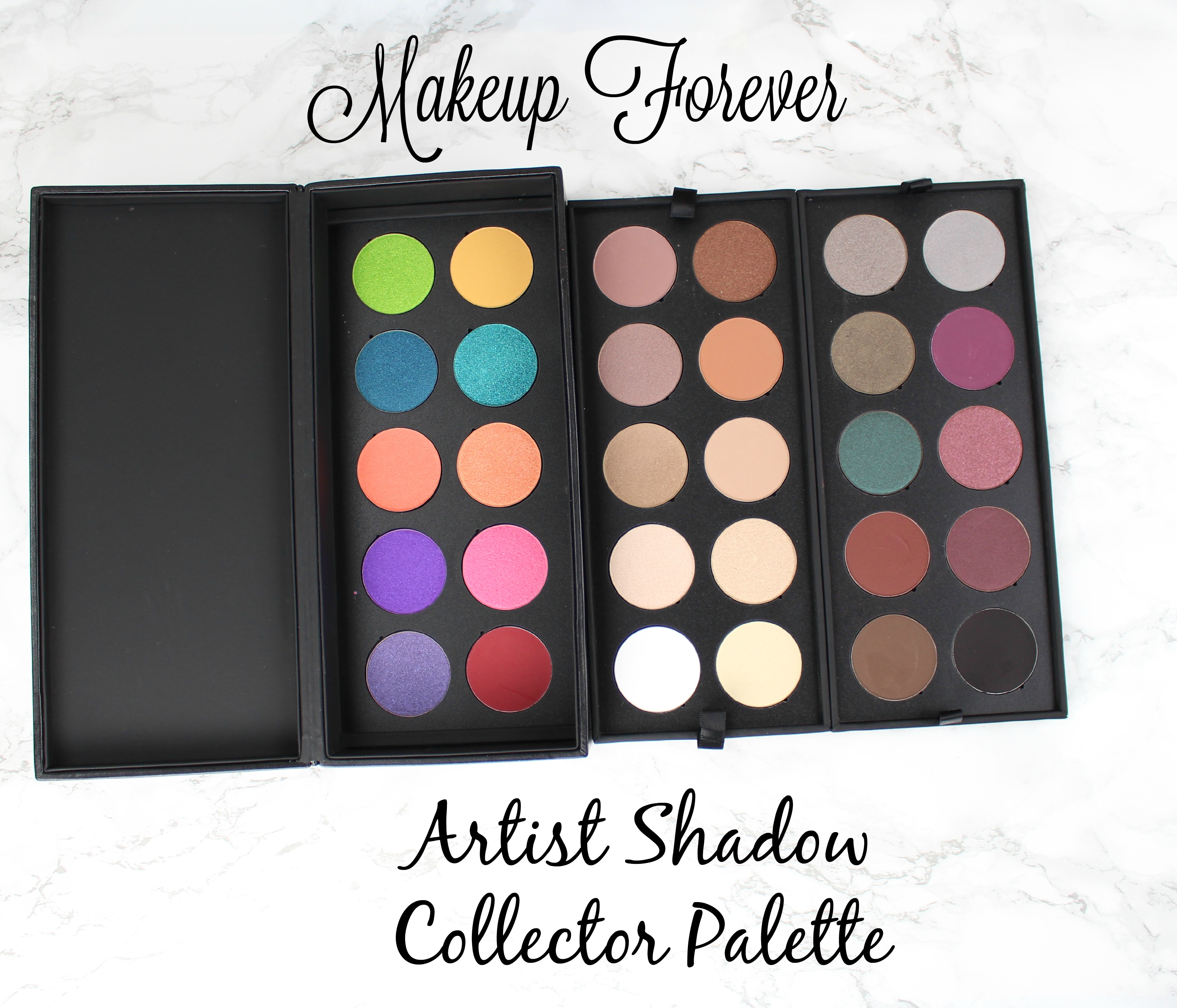 Make Up Forever Artist Color Eyeshadow Review and Swatches