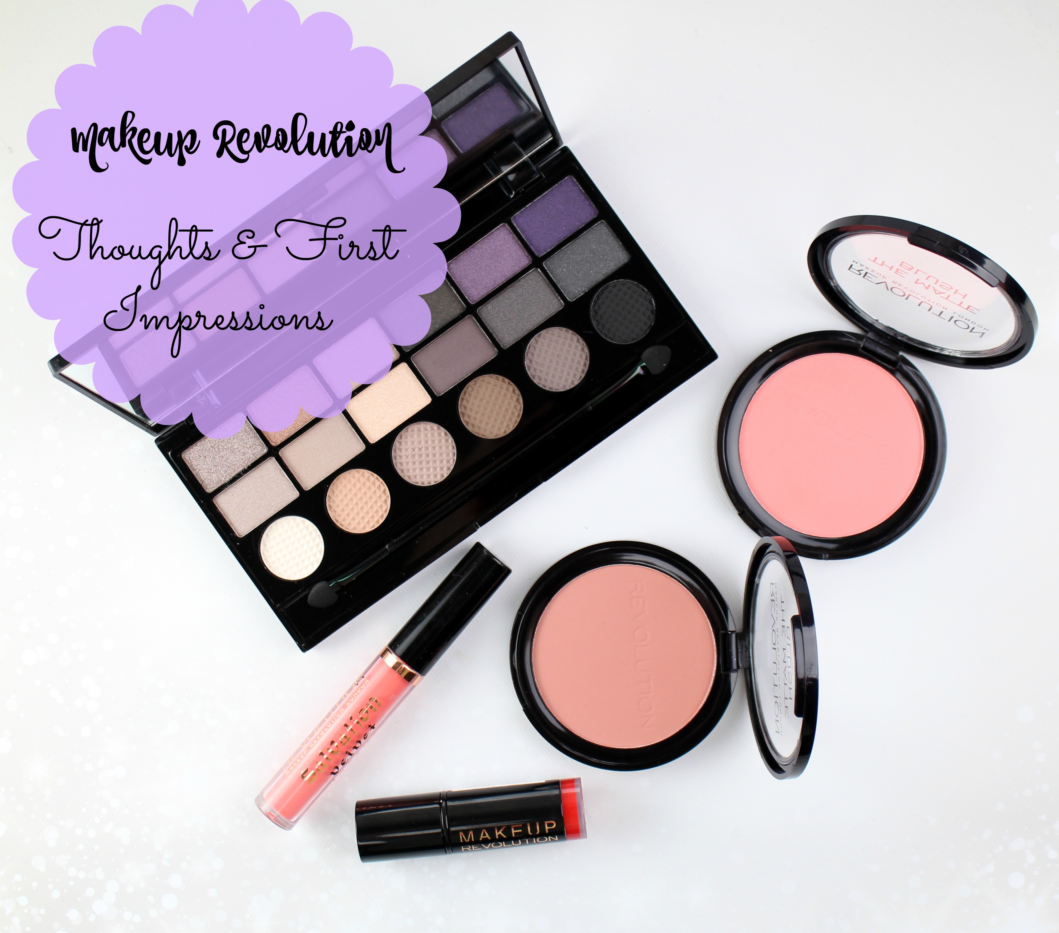 Makeup Revolution USA : Thoughts & First Impressions  Hard Day Palette,  Blush & Lip Products - Love for Lacquer