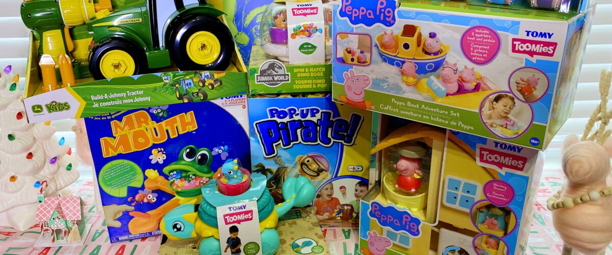 Baby + Toddler Gift Ideas ft. TOMY (Peppa Pig, Jurassic World + More!)