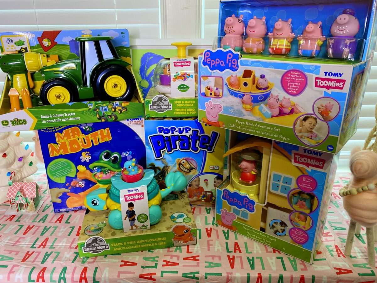 Baby + Toddler Gift Ideas ft. TOMY (Peppa Pig, Jurassic World + More!) -  Love for Lacquer